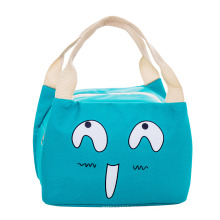 Eco Friendly Cute Zipper Close Cartoon Lunch Box Insulated Lunch Bags for School Kids